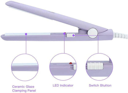 Mini Hair Straightener, Travel Size Straightening
